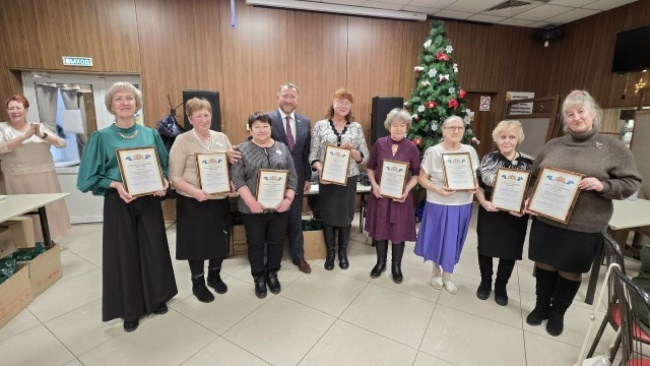 Чествование ветеранов общественной организации 